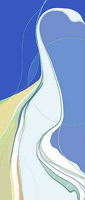 Wall Art featuring the digital art At Water's Edge by Gina Harrison