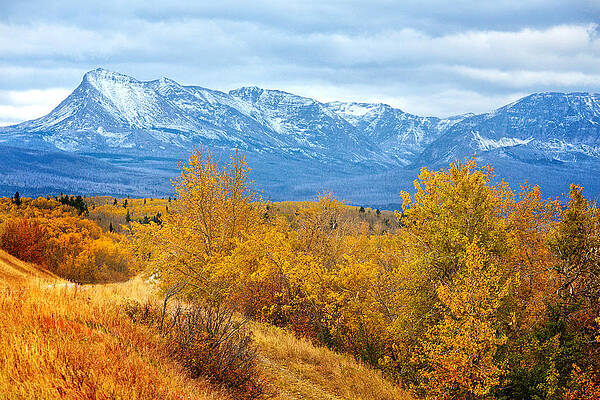 Sky Photograph - Autumn In The Rockies by Mary Jo Allen