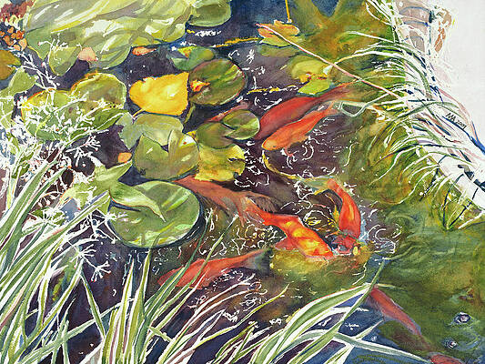 Autumn Pond by Madeleine Arnett