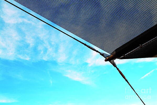 Europe Photograph - Awning Above A Wharf In Marseille by Sami Sarkis Photography