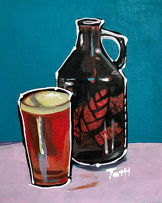 Painting - Bang by Laura Toth