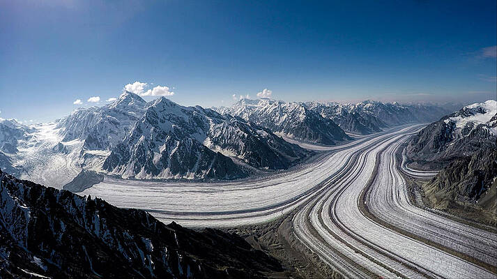 Photograph - Barnard Glacier Alaska by Fred Denner