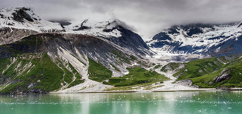 Cloud Wall Art featuring the photograph Barren Alaska by Ed Clark
