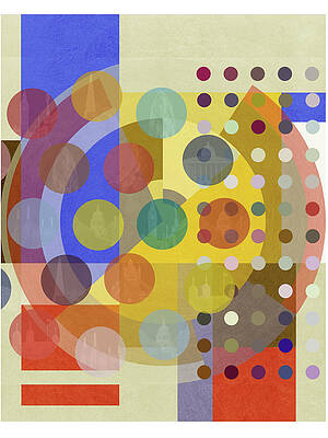 Portrait Wall Art featuring the digital art Bauhaus London FOUR by BFA Prints