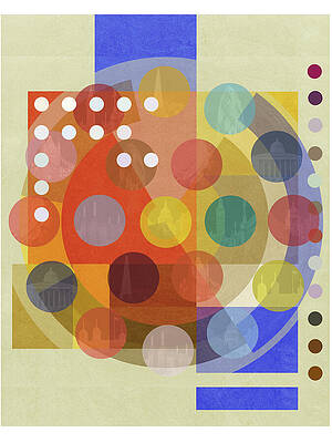 Portrait Wall Art featuring the digital art Bauhaus London ONE by BFA Prints