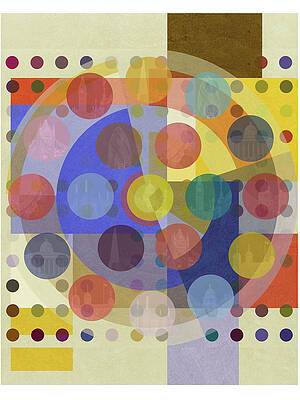 Portrait Wall Art featuring the digital art Bauhaus London THREE by BFA Prints