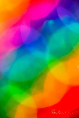 Abstract Photograph - Beaded Rainbow 4176 by Dan Beauvais