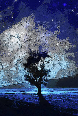 Mysterious Painting - Beauty Of The Universe by AM FineArtPrints