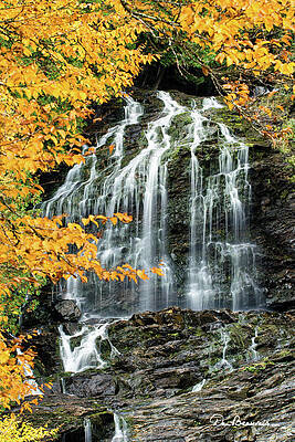 Fall Wall Art featuring the photograph Beaver Brook Falls 8918 by Dan Beauvais