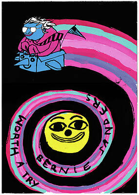 2016 Wall Art featuring the drawing Bernie Sanders Worth A Try by Edward Steed