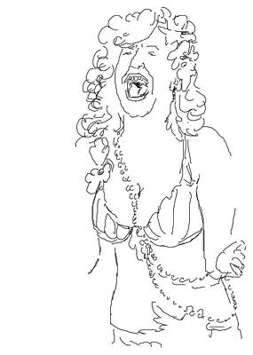 Music Wall Art featuring the photograph Bette Midler by Angela J Murray