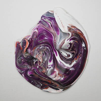 Textured Wall Art featuring the painting Bijou 10 by Madeleine Arnett