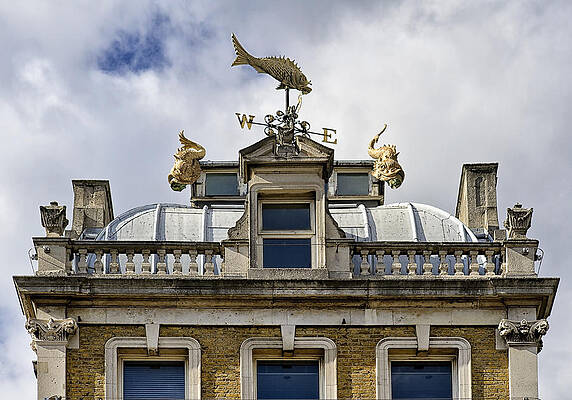 Historical Wall Art featuring the photograph Billingsgate Fish Market London by Shirley Mitchell