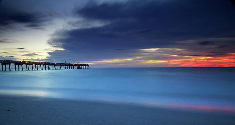 Florida Wall Art featuring the photograph Blue And Red Morning by Alberto Audisio