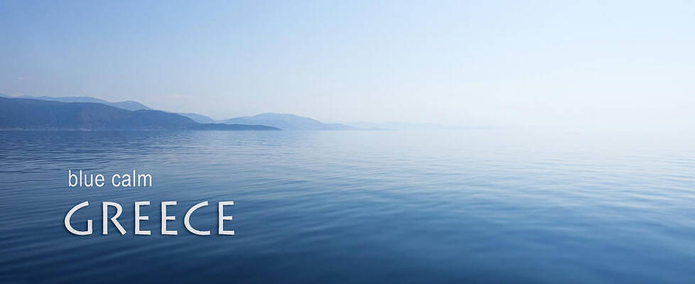 Greece Wall Art featuring the photograph Blue Calm Greece by Al Poullis