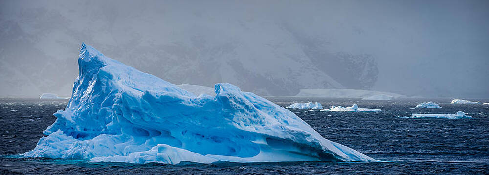 Wall Art featuring the photograph Blue Iceberg - Antarctica Iceberg Photograph by Duane Miller