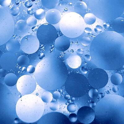 Blue Sphere Flow by Steven Robiner