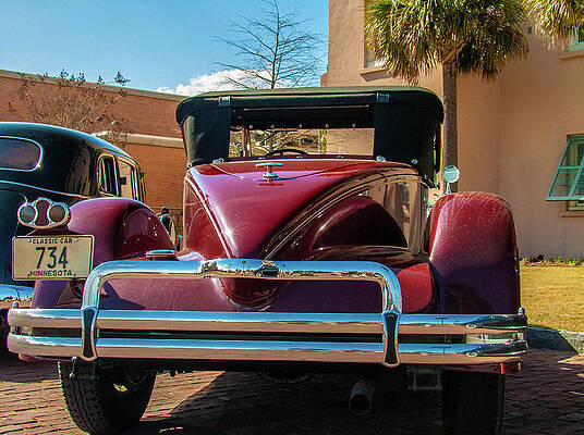 South Carolina Photograph - Boat Tail Antique Automobile by Louis Dallara