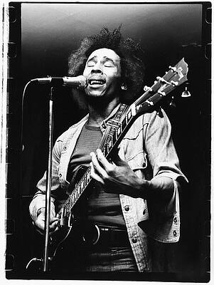 Bob Marley Performing Live Wall Art