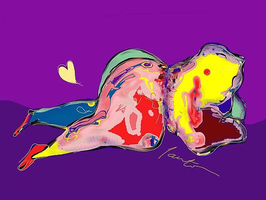 Colorful Wall Art featuring the digital art Boteros Beauty by Ianto Thomas