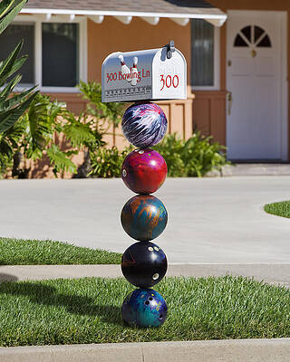 Kelley King Wall Art featuring the photograph Bowlers Mailbox by Kelley King