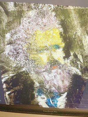 Wall Art featuring the drawing Brahms-Fro Study by Bencasso B