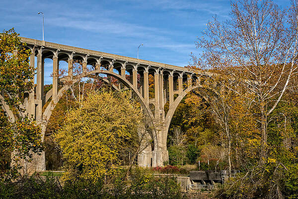 Wall Art featuring the photograph Brecksville - Northfield Bridge by Steve L'Italien