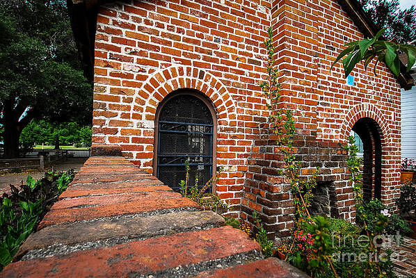 Wall Art featuring the photograph Brick Courtyard by Blake Webster
