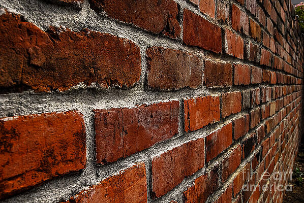 Wall Art featuring the photograph Brick Wall With Perspective by Blake Webster