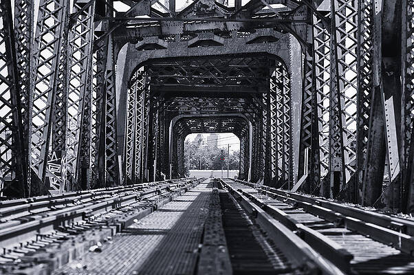Philadelphia Wall Art featuring the photograph Bridge To No Where 2 by Louis Dallara