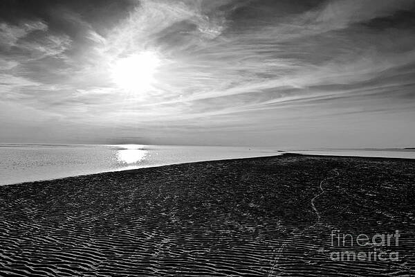 Reflection Photograph - Brief Encounter    First Encounter Beach by Debra Banks