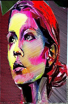 Wall Art featuring the digital art Brighter Look by Rafael Salazar