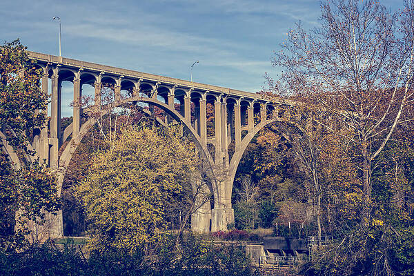 Wall Art featuring the photograph Brecksville - Northfield Bridge V2 by Steve L'Italien