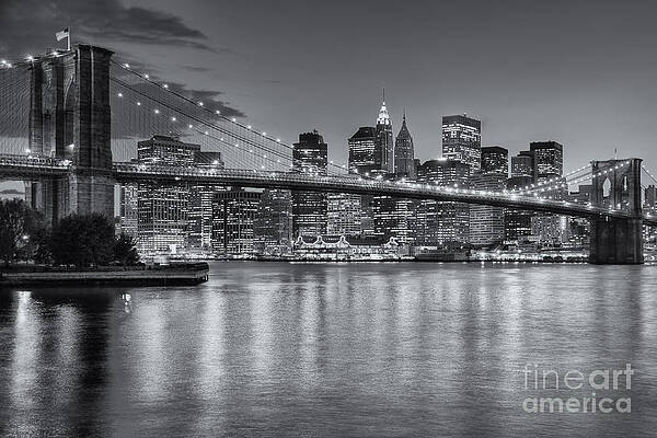 Brooklyn Bridge with Manhattan Skyline Wall Art