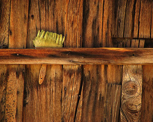America Photograph - Brush Strokes - Abandoned Shed In Mojave Desert, California by Darin Volpe