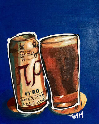 Painting - Burning Brothers by Laura Toth