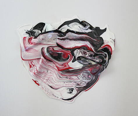 Textured Painting - Hart 2 by Madeleine Arnett