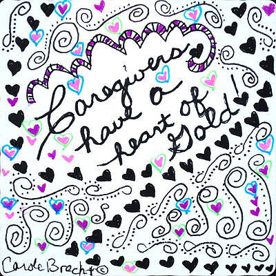 Caregiver Hearts by Carole Brecht