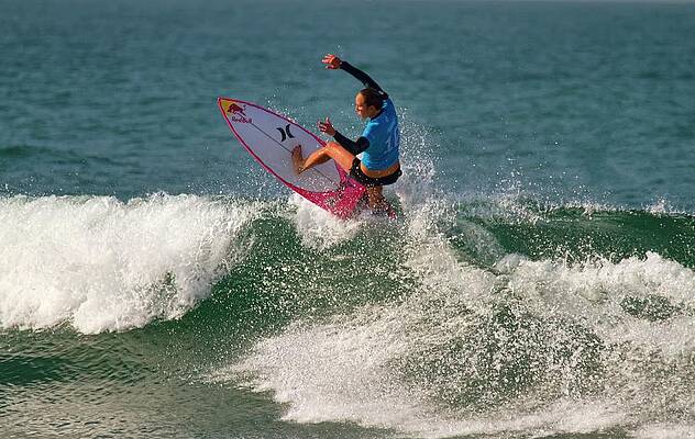 Carissa Moore Wall Art featuring the photograph Carissa Moore Surfer by Waterdancer