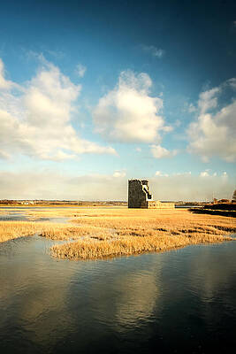 Reflection Wall Art featuring the photograph Carraigafoyle Castle by Mark Callanan