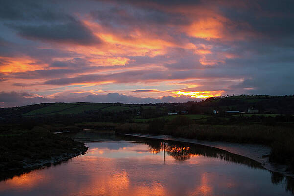 Reflection Wall Art featuring the photograph Castlemaine December Dawn by Mark Callanan