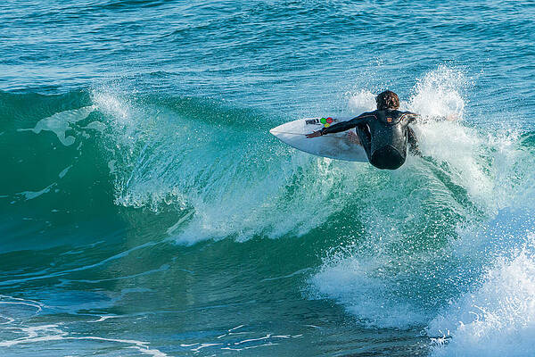 Wall Art featuring the photograph Catching A Wave - Surfing Photograph by Duane Miller