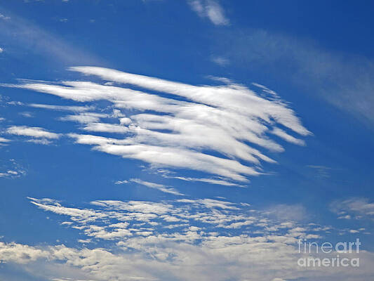 Sky Photograph - Celestial Brush Strokes by Rick Locke - Out of the Corner of My Eye