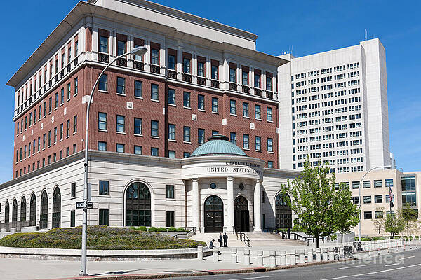 Wall Art featuring the photograph Charles L. Brieant United States Courthouse IX by Clarence Holmes
