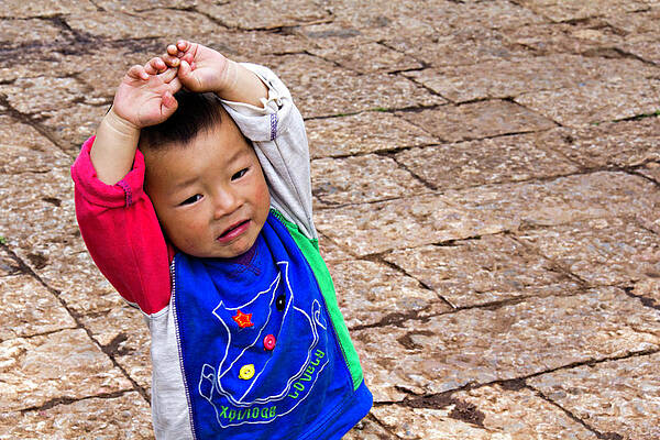Wall Art featuring the photograph Chinese Boy Joy by Marla Craven
