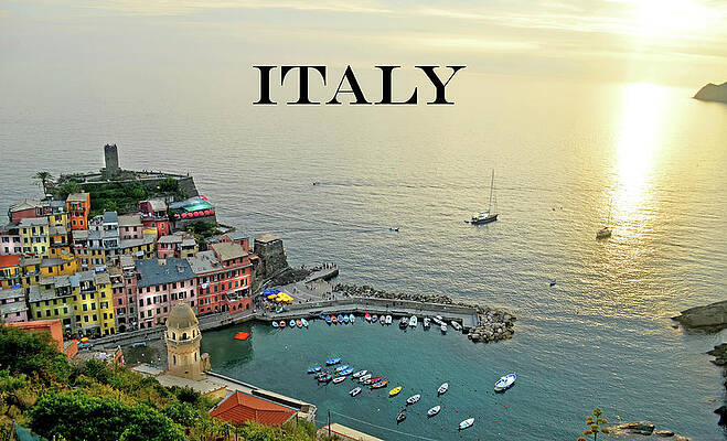 Architecture Photograph - Cinque Terre by La Dolce Vita