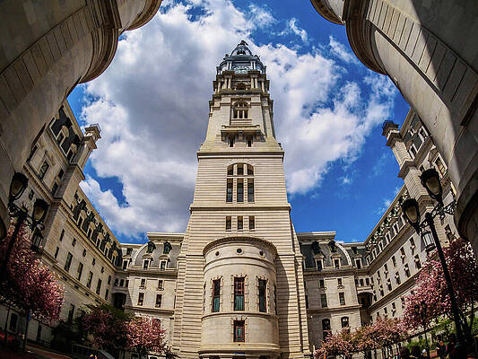 Philadelphia Wall Art featuring the photograph City-hall-philadelphia-photo by Louis Dallara