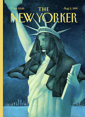 Statue of Liberty with Veil Wall Art