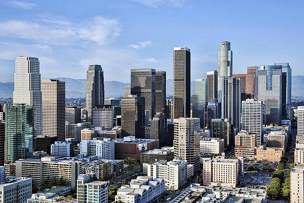 Skyline of Downtown Los Angeles Wall Art