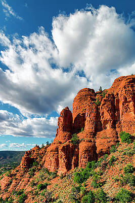 Sky Wall Art featuring the photograph Cliffside Cloud Cover by American Landscapes